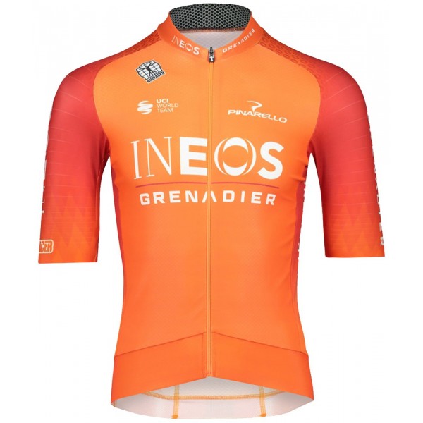 INEOS GRENADIERS 2022 trainingseditie EPIC RACE wielershirt met korte mouwen (lange ritssluiting) professioneel wielerteam