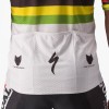 Soudal Quick-Step Wereldkampioen Rainbow Jersey 2023 Competizione wielertrui met korte mouwen professionele wielerploeg