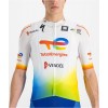 Team TotalEnergies 2022 wielershirt korte mouw (lange rits) professioneel wielerteam