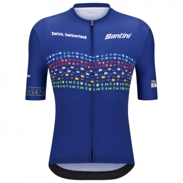 Heren Santini Zürich 2024 UCI Masters Wereldkampioenstrui - Blauw