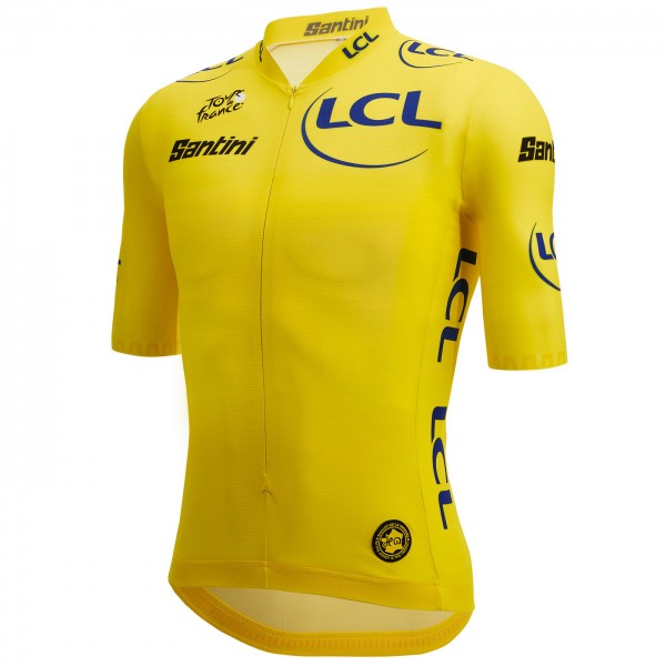 Heren Fietskleding Gele trui Tour de France 2024