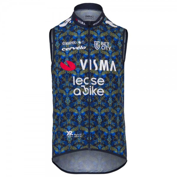 Heren Fietskleding Agu Wind Team Visma Lease a Bike 2024-TDF vest