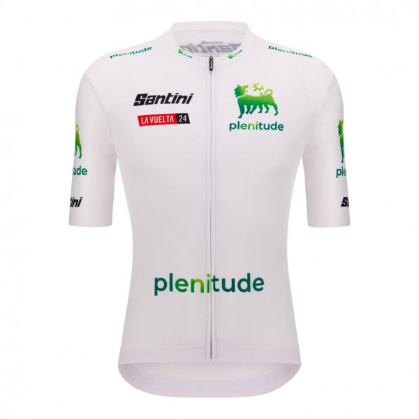 Heren Fietskleding Vuelta Espana witte trui 2024