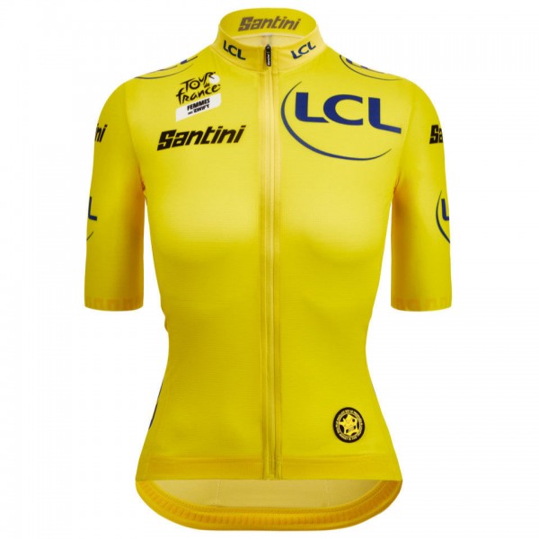 Dames Gele Tour de France 2025 Fan Line Trui