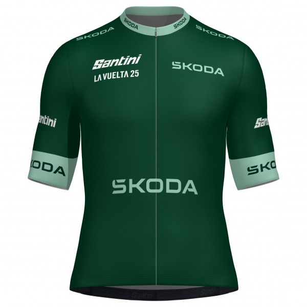 Heren Santini Vuelta Espana 2025 Groene Trui