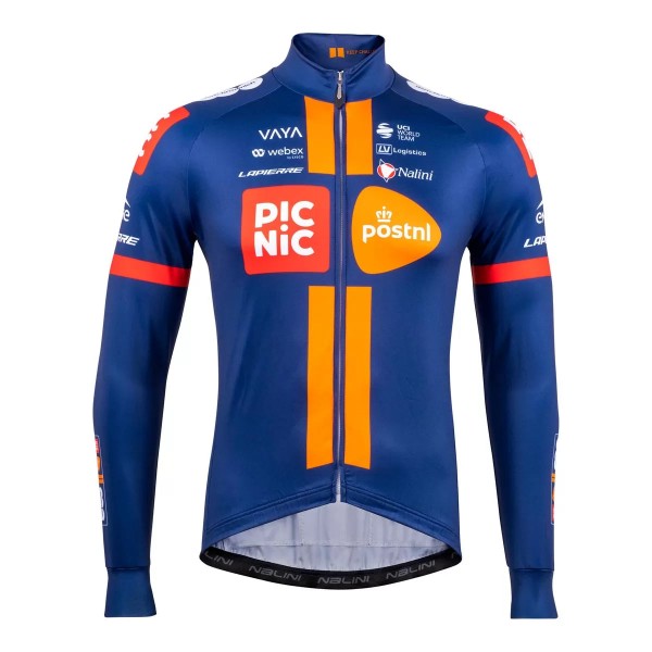 Heren Fietskleding Nalini Team Picnic-Postnl 2025 trui met lange mouwen
