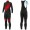 2019 ALE Pulse Zwart-Rood Thermal Fietskleding Set Wielershirts Lange Mouw+Lange Wielrenbroek Bib 465BZNS