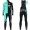 2019 Bianchi Countervail Thermal Fietskleding Set Wielershirts Lange Mouw+Lange Wielrenbroek Bib 241WQUE