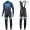 2019 Giant Race Day Dark Blauw Thermal Fietskleding Set Wielershirts Lange Mouw+Lange Wielrenbroek Bib 204IPAA