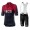 2019 INEOS Team Rood Fietskleding Set Fietsshirt Met Korte Mouwen+Korte Koersbroek Bib 474OFDC