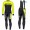 2019 Scott RC Zwart-Geel Thermal Fietskleding Set Wielershirts Lange Mouw+Lange Wielrenbroek Bib 610WMBC