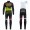 2019 Scott Sram Zwart-Geel Thermal Fietskleding Set Wielershirts Lange Mouw+Lange Wielrenbroek Bib 505SXMD