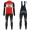 2019 Trek Factory Racing Rood Thermal Fietskleding Set Wielershirts Lange Mouw+Lange Wielrenbroek Bib 140IODI