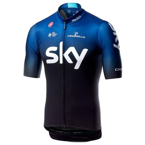 TEAM SKY 2019 Wielershirt Korte Mouw