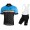 BIANCHI MILANO Codigoro Blue Fietskleding Set Wielershirt Korte Mouw+Korte Fietsbroeken Bib