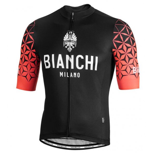 BIANCHI MILANO Pedaso Red Wielershirt Korte Mouw