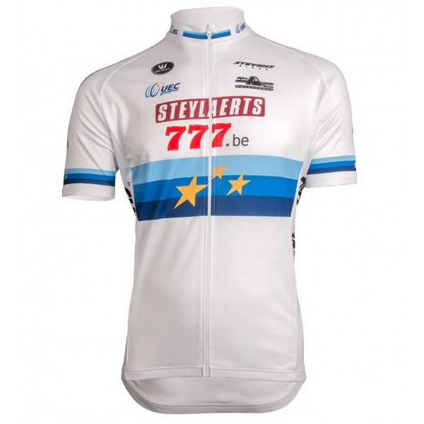 Steylaerts-777 European Champion 2019 Wielershirt Korte Mouw