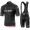 Giro D'Italia 2019 Black Fietskleding Set Wielershirt Korte Mouw+Korte Fietsbroeken Bib