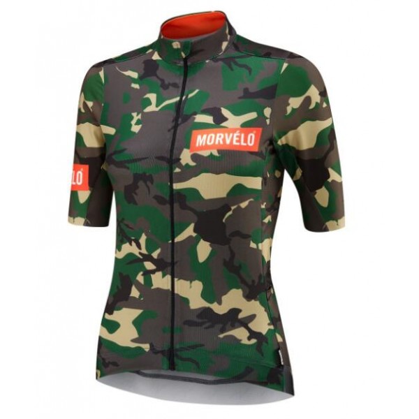 MORVELO Dames CAMO NTH Wielershirt Korte Mouw