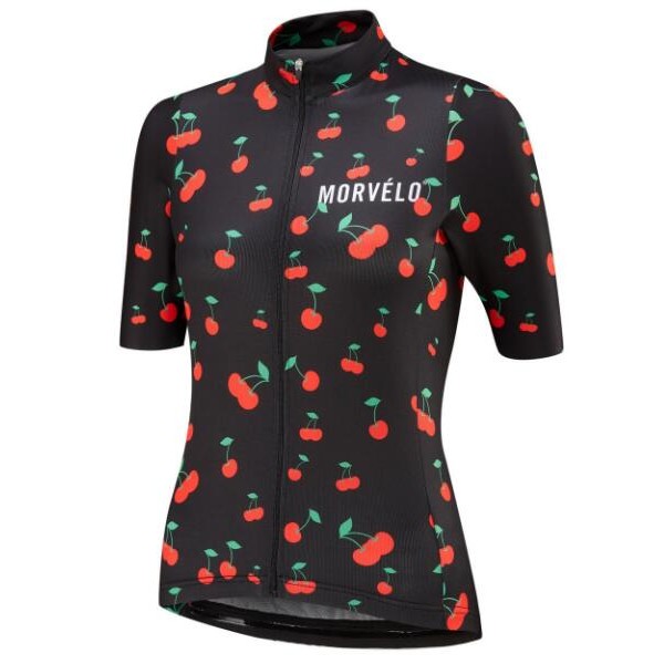 MORVELO Dames CHERRY BOMB Wielershirt Korte Mouw