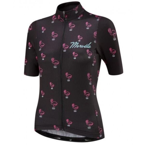 MORVELO Dames BLUE TILE Wielershirt Korte Mouw