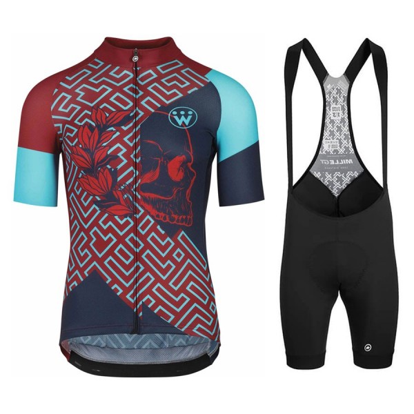 2020 Asos Fastlane Wyndymilla Anarchy Fietskleding Set Fietsshirt Met Korte Mouwen+Korte Koersbroek Bib 428DVRK