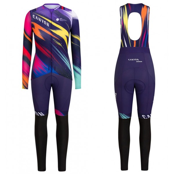 2020 Canyon Pro Team CS Dames's Fietskleding Wielershirt Lange Mouw And Pants Set 217QFBI