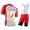 2020 Cofidis Team Fietskleding Set Fietsshirt Met Korte Mouwen+Korte Koersbroek Bib 128PPKM