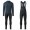 2020 Specialized Grey-Blauw Thermal Fietskleding Set Wielershirts Lange Mouw+Lange Wielrenbroek Bib 609QAGY
