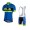 2015 ALE Fietskleding Set Fietsshirt Met Korte Mouwen+Korte Koersbroek Blauw