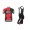 2017 BMC Fietskleding Set Fietsshirt Met Korte Mouwen+Korte Koersbroek