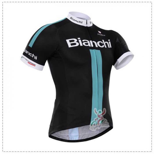 2015 Bianchi Wielershirt Met Korte Mouwen