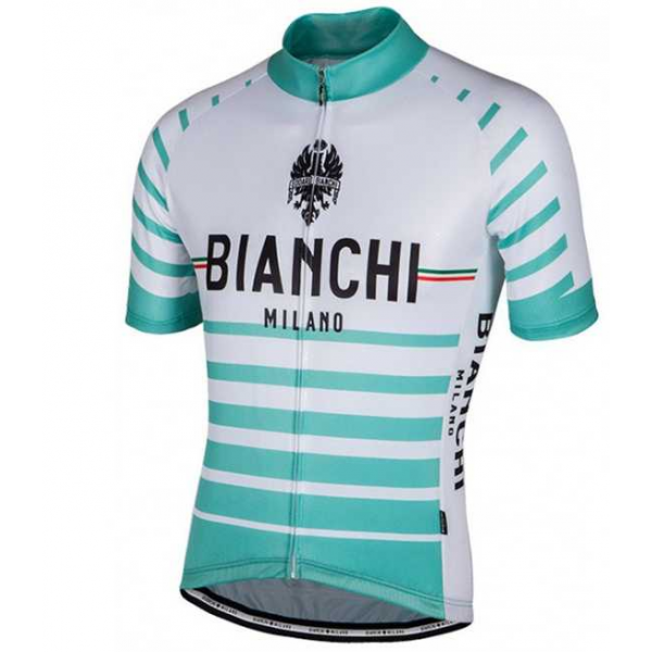 2017 Milano Bianchi Wielershirt Met Korte Mouwen 001