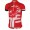 2016 Castelli Kinderen Veleno Wielershirt Korte Mouw Rood