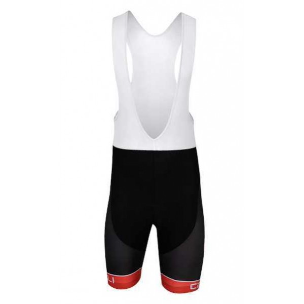 Castelli 2014 Wielershirts Korte Koersbroek Rood Zwart