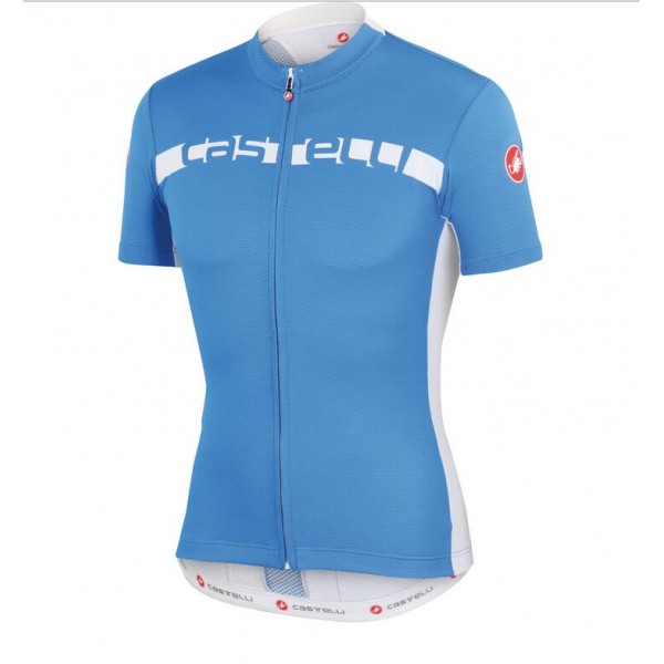 2016 Castelli Prologo 4.0 Wielershirt Korte Mouw Blauw