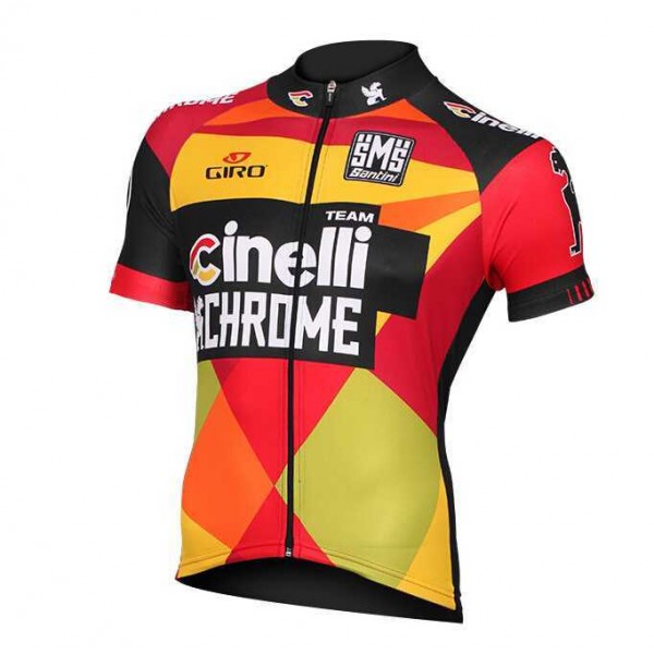 2015 Cinelli Chrome Pro Team Wielershirt Met Korte Mouwen