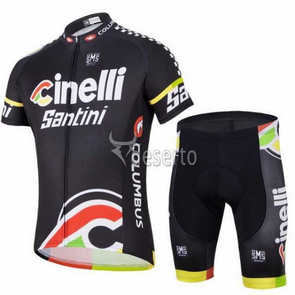 2014 Teams Cinelli Wielerkleding Set Wielershirts Korte Mouw+Fietsbroek