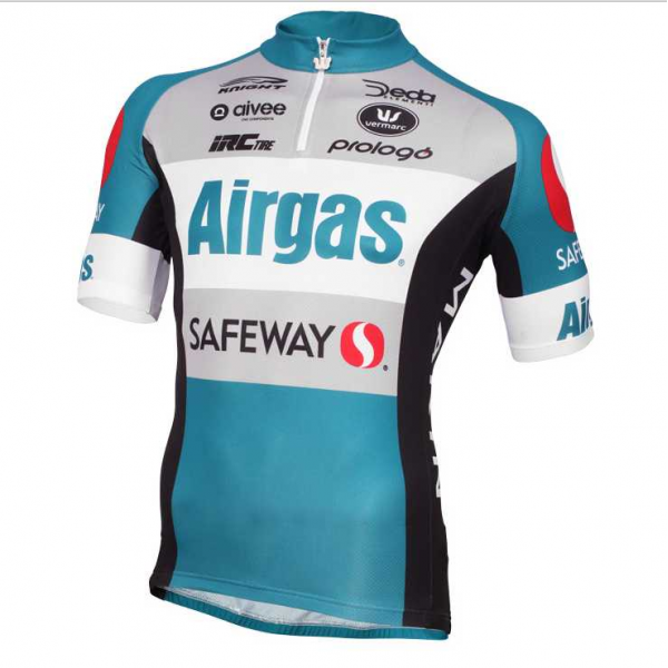 2016 D3 Devo-Airgas Wielershirt Met Korte Mouwen