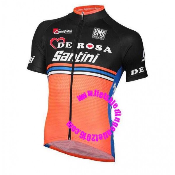 2016 De Rosa Aero Race Wielershirt Met Korte Mouwen