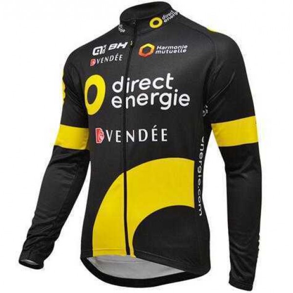 2016 DIRECT ENERGIE Wielershirt Lange Mouw