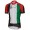 2015 Dubai Tour Wielershirt Met Korte Mouwen Groen Wit