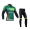 2014 Europcar Wielerkleding Set Wielershirt Lange Mouw+Lange Fietsbroeken Groen Zwart