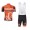 Teams Euskaltel Euskadi 2014 Fietskleding Set Fietsshirt Met Korte Mouwen+Korte Koersbroek