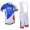 2015 FDJ Fietskleding Set Fietsshirt Met Korte Mouwen+Korte Koersbroek