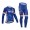 FDJ.Fr 2014 Wielerkleding Set Wielershirt Lange Mouw+Lange Fietsbroeken Blauw