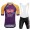 Purple France Tour Alpecin Fenix New Pro Team 2021 Fietskleding Set Wielershirts Korte Mouw+Korte Fietsbroeken Bib MnFro7