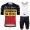 Jumbo Visma Belgium 2021 Team Fietskleding Set Wielershirts Korte Mouw+Korte Fietsbroeken Bib TWYBVq