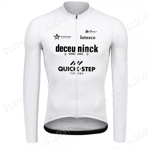 Deceuninck Quick Step 2021 Team Wielerkleding Fietsshirt Korte Mouw White EeE5wn
