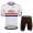 Ag2r France Champion Pro Team 2021 Fietskleding Set Wielershirts Korte Mouw+Korte Fietsbroeken Bib TMObO1